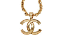 Load image into Gallery viewer, 極美品 CHANEL シャネル VINTAGE ヴィンテージ ココマーク ネックレス 重量約65.6g 94P刻印 全長約50cm ゴールド メタル GP 中古 4b006095