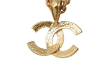 Load image into Gallery viewer, 極美品 CHANEL シャネル VINTAGE ヴィンテージ ココマーク ネックレス 重量約65.6g 94P刻印 全長約50cm ゴールド メタル GP 中古 4b006095