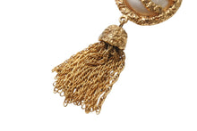 Load image into Gallery viewer, CHANEL シャネル VINTAGE ヴィンテージ ココマーク イヤリング 重量約65.2g フリンジ フェイクパール 両耳用 美品 中古 4b006096