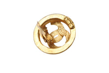 Load image into Gallery viewer, 極美品 CHANEL シャネル ココマーク ラウンドイヤリング 重量約15.2g 04P刻印 ゴールド メタル GP 両耳用 中古 4b006098