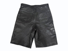 Load image into Gallery viewer, BREATH ブレス NEWRICH LEATHER SHORTS ニューリッチ レザー ショーツ ブラック ゴートスキン BR25SS P1001 サイズL 美品 中古 4b006099