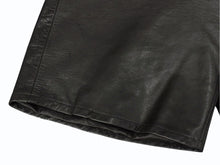 Load image into Gallery viewer, BREATH ブレス NEWRICH LEATHER SHORTS ニューリッチ レザー ショーツ ブラック ゴートスキン BR25SS P1001 サイズL 美品 中古 4b006099