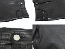 Load image into Gallery viewer, BREATH ブレス NEWRICH LEATHER SHORTS ニューリッチ レザー ショーツ ブラック ゴートスキン BR25SS P1001 サイズL 美品 中古 4b006099