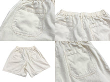 画像をギャラリービューアに読み込む, Softhypen ソフトハイフン ショーツ ハーフパンツ MGMFP251304 JAPAN製 コットン アイボリー 美品 中古 4b006101