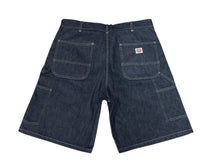 画像をギャラリービューアに読み込む, 新品同様 SAINT MICHAEL セントマイケル ダブルニー ショートパンツ デニム SM-HR8-0000-074 コットン ブルー サイズM 中古 4b006102