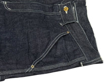 画像をギャラリービューアに読み込む, 新品同様 SAINT MICHAEL セントマイケル ダブルニー ショートパンツ デニム SM-HR8-0000-074 コットン ブルー サイズM 中古 4b006102