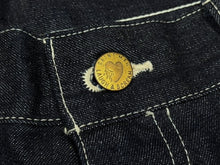 画像をギャラリービューアに読み込む, 新品同様 SAINT MICHAEL セントマイケル ダブルニー ショートパンツ デニム SM-HR8-0000-074 コットン ブルー サイズM 中古 4b006102