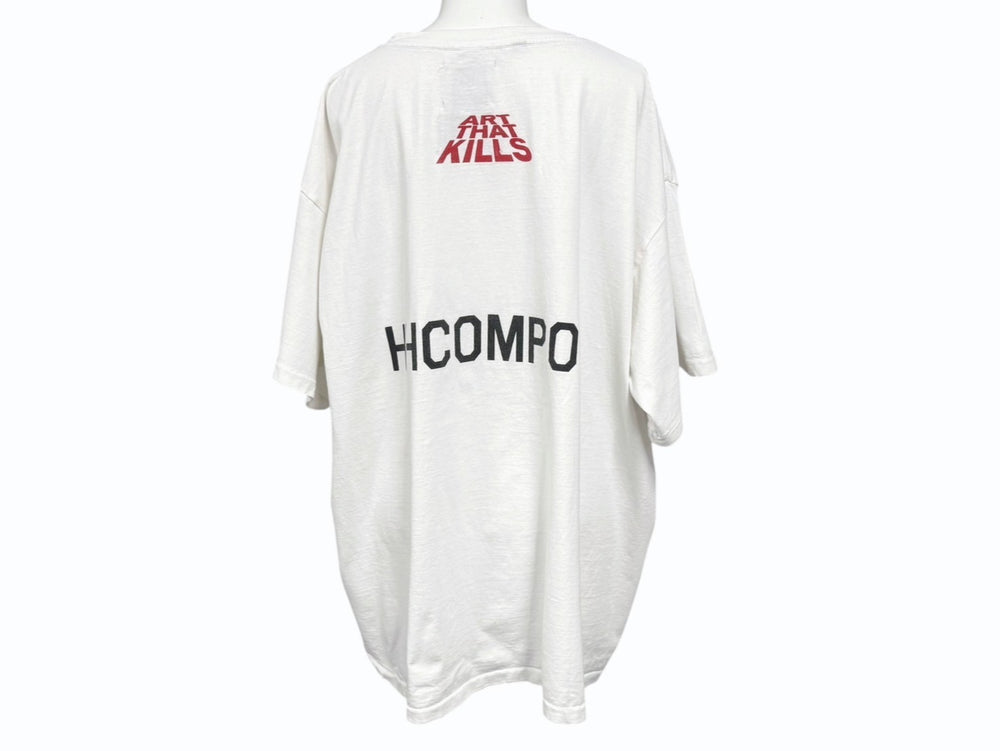 GALLERY DEPT ギャラリーデプト 半袖Tシャツ グラフィティ トップス USA製 コットン ホワイト マルチカラー サイズXL 美品 中古 4b006106
