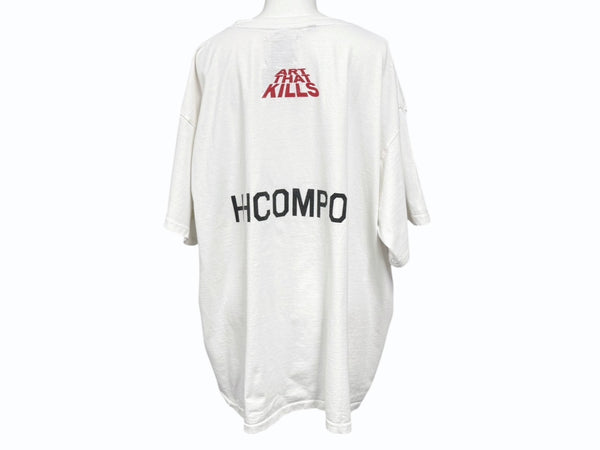 GALLERY DEPT ギャラリーデプト 半袖Tシャツ グラフィティ トップス USA製 コットン ホワイト マルチカラー サイズXL 美品 中古 4b006106