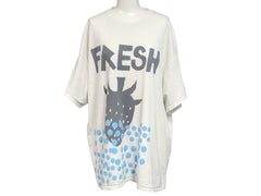 westfall ウェストフォール FRESH プリントＴシャツ 42-231-13-087241 コットン ホワイト サイズL 美品 中古 4b006107