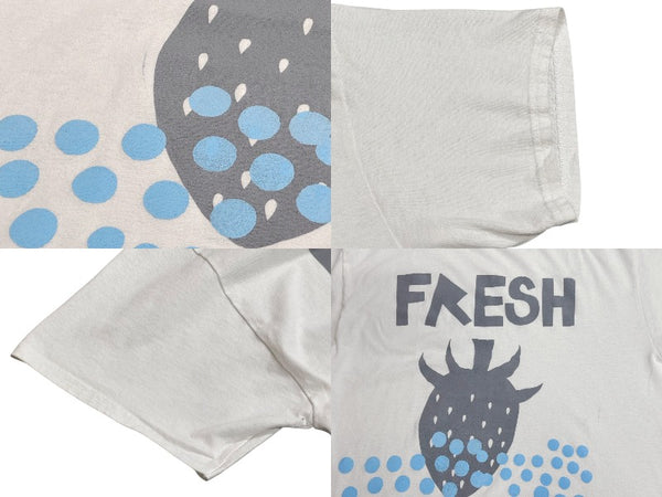 westfall ウェストフォール FRESH プリントＴシャツ 42-231-13-087241 コットン ホワイト サイズL 美品 中古 4b006107
