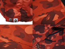 画像をギャラリービューアに読み込む, 極美品 A BATHING APE アベイシングエイプ スノーボードジャケット カモ柄 1ST 0ZXLJM140003M ナイロン レッド サイズL 中古 4b006111