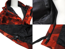 画像をギャラリービューアに読み込む, 極美品 A BATHING APE アベイシングエイプ スノーボードジャケット カモ柄 1ST 0ZXLJM140003M ナイロン レッド サイズL 中古 4b006111