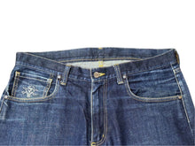 画像をギャラリービューアに読み込む, Billionaire Boys Club ビリオネアボーイズクラブ BBC ICE CREAM アイスクリーム デニムパンツ ブルー サイズL 美品 中古 4b006113