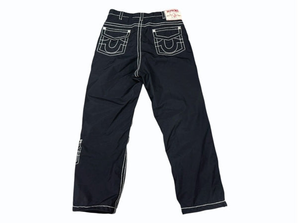 極美品 SUPREME シュプリーム TRUE RELIGION トゥルーレリジョン ナイロンパンツ 中国製 ブラック ホワイト サイズM 中古 4b006120