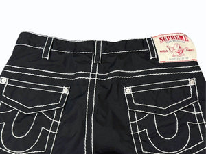 極美品 SUPREME シュプリーム TRUE RELIGION トゥルーレリジョン ナイロンパンツ 中国製 ブラック ホワイト サイズM 中古 4b006120