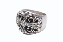 画像をギャラリービューアに読み込む, 極美品 CHROME HEARTS クロムハーツ キーパーリング パヴェ ダイヤモンド 24.2g サイズ20.5号 中古 4b006121