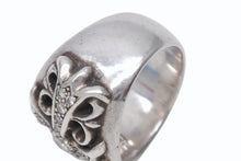 画像をギャラリービューアに読み込む, 極美品 CHROME HEARTS クロムハーツ キーパーリング パヴェ ダイヤモンド 24.2g サイズ20.5号 中古 4b006121