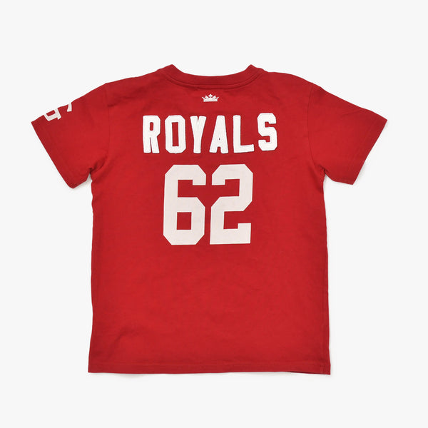 極美品 DOLCE&GABBANA ドルチェアンドガッバーナ 子供服 半袖Tシャツ L1JT8E G7OQL レッド ホワイト サイズ24-30mesi 中古 4b006122