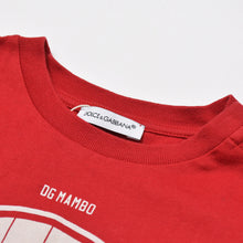 Load image into Gallery viewer, 極美品 DOLCE&amp;GABBANA ドルチェアンドガッバーナ 子供服 半袖Tシャツ L1JT8E G7OQL レッド ホワイト サイズ24-30mesi 中古 4b006122
