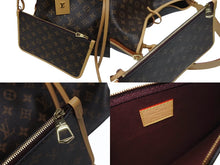 画像をギャラリービューアに読み込む, 極美品 LOUIS VUITTON ルイヴィトン キャリーオールNM MM トートバッグ M46197 モノグラム ブラウン レザー PVC 中古 4b006123