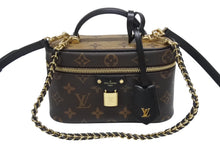 画像をギャラリービューアに読み込む, 極美品 LOUIS VUITTON ルイヴィトン ヴァニティNV PM ショルダーバッグ M45165 モノグラムリバース レザー PVC 中古 4b006124