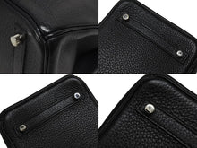 Load image into Gallery viewer, 極美品 HERMES エルメス バーキン30 ハンドバッグ トゴ ブラック シルバー金具 T刻印 中古 4b006134
