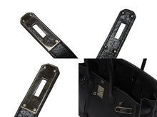 Load image into Gallery viewer, 極美品 HERMES エルメス バーキン30 ハンドバッグ トゴ ブラック シルバー金具 T刻印 中古 4b006134