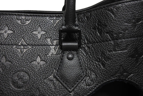 新品同様 LOUIS VUITTON ルイヴィトン コムデギャルソン 川久保玲 トートバッグ M58661 ウィズホールズMM モノグラムアンプラント ブラック 中古4b006137