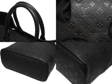 Load image into Gallery viewer, 新品同様 LOUIS VUITTON ルイヴィトン コムデギャルソン 川久保玲 トートバッグ M58661 ウィズホールズMM モノグラムアンプラント ブラック 中古4b006137