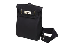 画像をギャラリービューアに読み込む, 新品同様 エルメス HERMES アッカドPM W刻印 ワンショルダーバッグ ネイビー トゴ 新型 シルバー金具 中古 4b006138