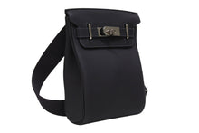 画像をギャラリービューアに読み込む, 新品同様 エルメス HERMES アッカドPM W刻印 ワンショルダーバッグ ネイビー トゴ 新型 シルバー金具 中古 4b006138