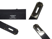 画像をギャラリービューアに読み込む, 新品同様 エルメス HERMES アッカドPM W刻印 ワンショルダーバッグ ネイビー トゴ 新型 シルバー金具 中古 4b006138