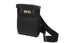 画像をギャラリービューアに読み込む, 新品同様 エルメス HERMES アッカドPM U刻印 ワンショルダーバッグ ブラック トゴ 新型 シルバー金具 中古 4b006140