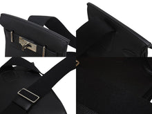 画像をギャラリービューアに読み込む, 新品同様 エルメス HERMES アッカドPM U刻印 ワンショルダーバッグ ブラック トゴ 新型 シルバー金具 中古 4b006140