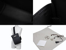 画像をギャラリービューアに読み込む, 新品同様 エルメス HERMES アッカドPM U刻印 ワンショルダーバッグ ブラック トゴ 新型 シルバー金具 中古 4b006140