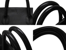画像をギャラリービューアに読み込む, 極美品 HERMES エルメス ハンドバッグ オータクロア40 B刻印 ブラック トワル パラジウム金具 中古 4b006141