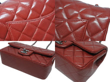 Load image into Gallery viewer, 極美品 CHANEL シャネル ミニマトラッセ20 Sフラップ Sチェーンショルダーバッグ 18番台 ココマーク ラムスキン レッド 中古 4b006149
