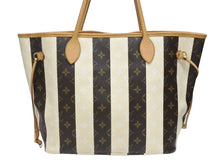画像をギャラリービューアに読み込む, LOUIS VUITTON ルイヴィトン トートバッグ レイユール ネヴァーフルMM M40560 ブラウン モノグラムキャンバス レザー 美品 中古 4b006151