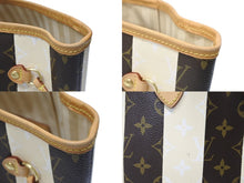 画像をギャラリービューアに読み込む, LOUIS VUITTON ルイヴィトン トートバッグ レイユール ネヴァーフルMM M40560 ブラウン モノグラムキャンバス レザー 美品 中古 4b006151