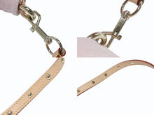 画像をギャラリービューアに読み込む, LOUIS VUITTON ルイヴィトン サンセット ワンショルダーバッグ M13347 モノグラム デニム レザー ピンク ゴールド金具 美品 中古 4b006152