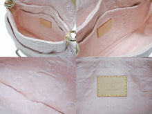 画像をギャラリービューアに読み込む, LOUIS VUITTON ルイヴィトン サンセット ワンショルダーバッグ M13347 モノグラム デニム レザー ピンク ゴールド金具 美品 中古 4b006152