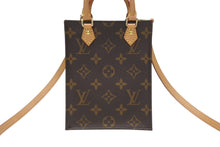 Load image into Gallery viewer, 極美品 LOUIS VUITTON ルイヴィトン プティット サックプラ ハンドバッグ M69442 2WAY モノグラム ブラウン ゴールド金具 中古 4b006153
