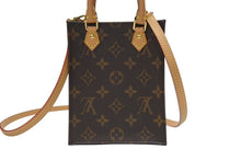 Load image into Gallery viewer, 極美品 LOUIS VUITTON ルイヴィトン プティット サックプラ ハンドバッグ M69442 2WAY モノグラム ブラウン ゴールド金具 中古 4b006153