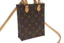 Load image into Gallery viewer, 極美品 LOUIS VUITTON ルイヴィトン プティット サックプラ ハンドバッグ M69442 2WAY モノグラム ブラウン ゴールド金具 中古 4b006153