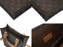 Load image into Gallery viewer, 極美品 LOUIS VUITTON ルイヴィトン プティット サックプラ ハンドバッグ M69442 2WAY モノグラム ブラウン ゴールド金具 中古 4b006153