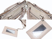 画像をギャラリービューアに読み込む, BALENCIAGA バレンシアガ ザ ファースト 2WAY ショルダーバッグ 103208 ピンク アイボリー レザー ハンドバッグ 美品 中古 4b006154