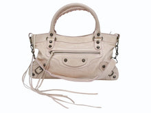 画像をギャラリービューアに読み込む, BALENCIAGA バレンシアガ ザ ファースト 2WAY ショルダーバッグ 103208 ピンク アイボリー レザー ハンドバッグ 美品 中古 4b006154