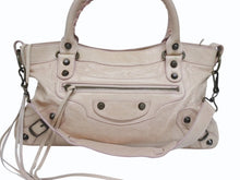 画像をギャラリービューアに読み込む, BALENCIAGA バレンシアガ ザ ファースト 2WAY ショルダーバッグ 103208 ピンク アイボリー レザー ハンドバッグ 美品 中古 4b006154