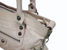 画像をギャラリービューアに読み込む, BALENCIAGA バレンシアガ ザ ファースト 2WAY ショルダーバッグ 103208 ピンク アイボリー レザー ハンドバッグ 美品 中古 4b006154